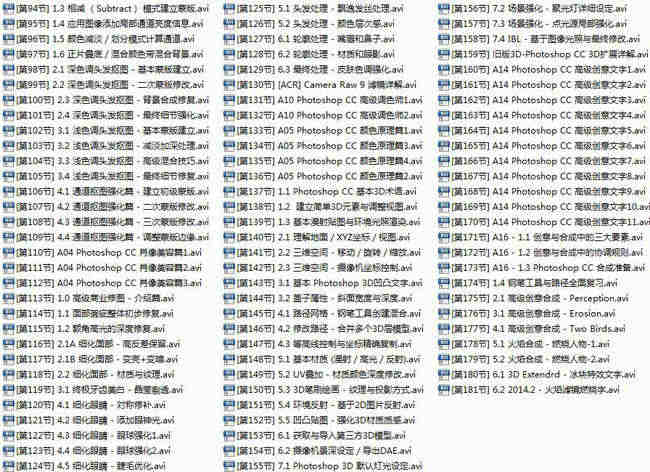 Photoshop CC 2018全套视频教程零基础入门到精通送PS AI ID CDR