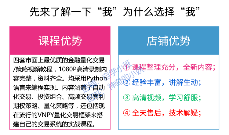 2018python零基础金融量化交易/策略/VNPY自动化开发实战视频教程