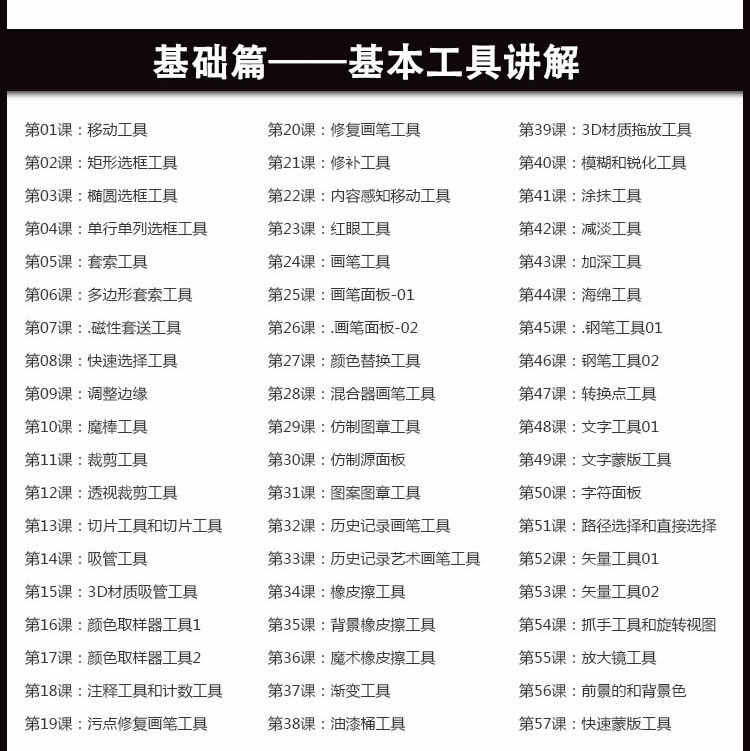 Photoshop CC 2018全套视频教程零基础入门到精通送PS AI ID CDR