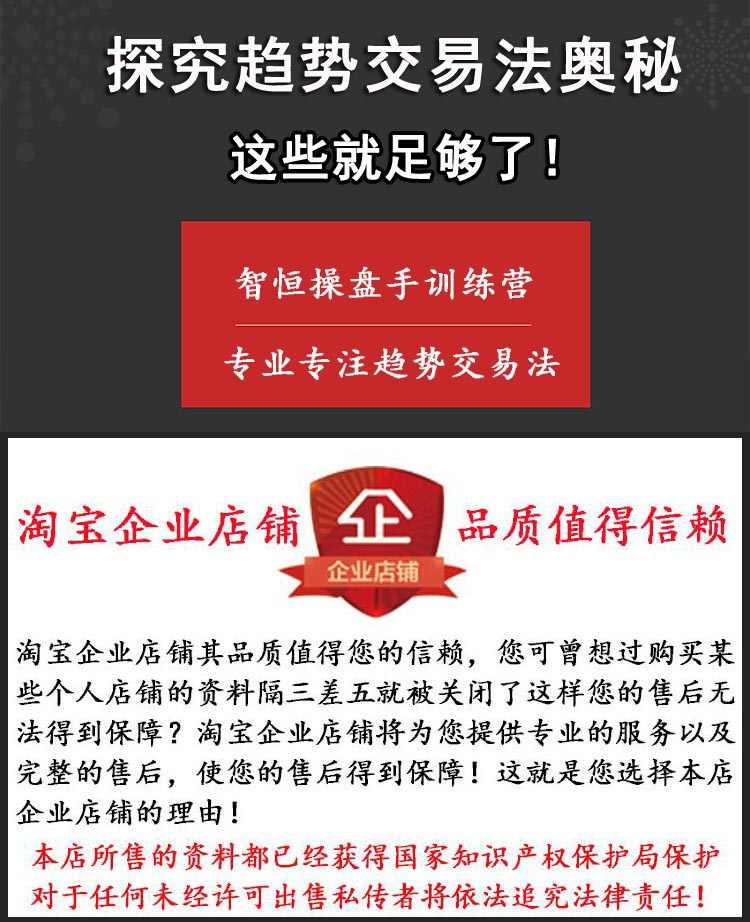 鹿希武趋势交易法系统模型高清视频教程讲解内部现场培训大课笔记 鹿希武趋势交易法系统模型高清视频教程讲解内部现场培训大课笔记