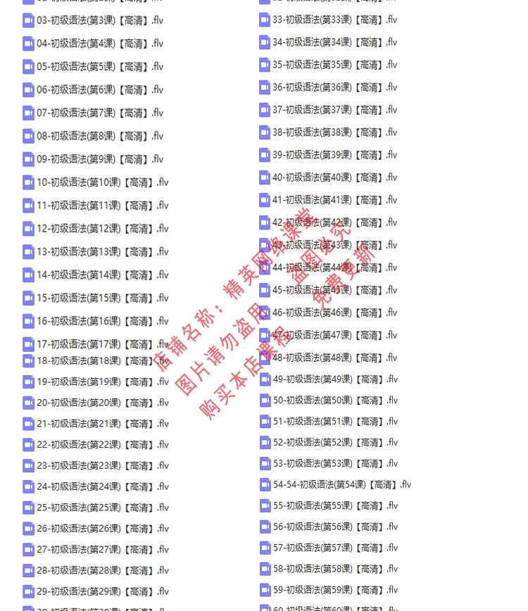 小学初中高中大学英语语法视频教程全套网课名师教学自学视频词汇