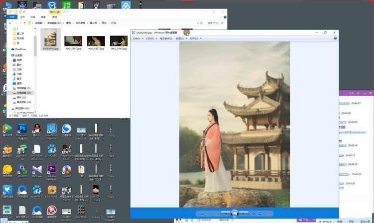 蝈蝈小姐古风摄影人像后期调色修图视频教程两季完整版带素材