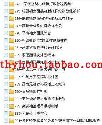 ET原型打版视频教程日本原型裁剪全套母版送ETCAD软件打版教程