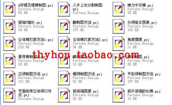 ET原型打版视频教程日本原型裁剪全套母版送ETCAD软件打版教程