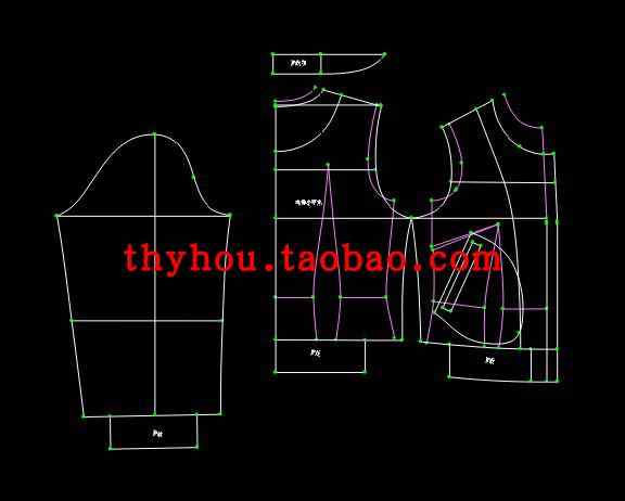ET原型打版视频教程日本原型裁剪全套母版送ETCAD软件打版教程