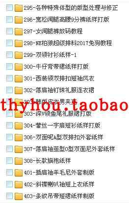 ET原型打版视频教程日本原型裁剪全套母版送ETCAD软件打版教程