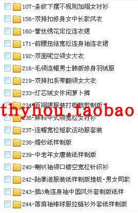 ET原型打版视频教程日本原型裁剪全套母版送ETCAD软件打版教程