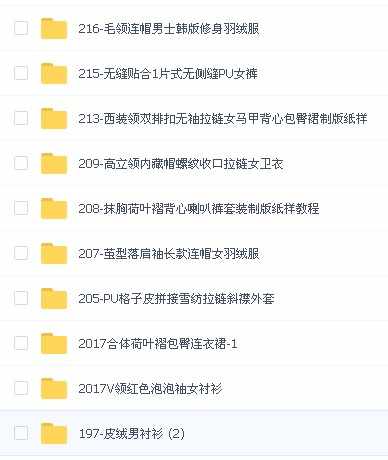 ET原型打版视频教程日本原型裁剪全套母版送ETCAD软件打版教程