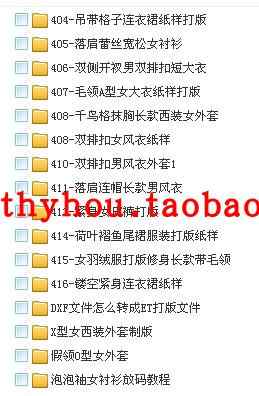 ET原型打版视频教程日本原型裁剪全套母版送ETCAD软件打版教程