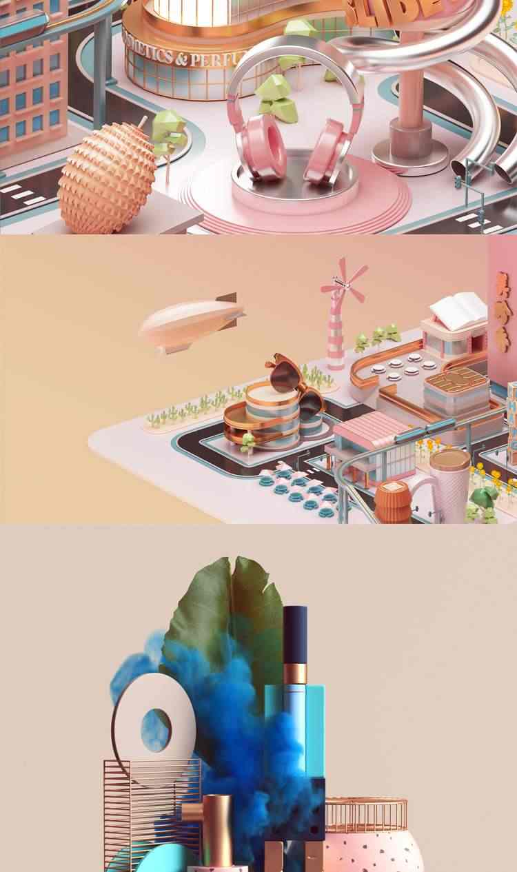 C4D中文教程视频R20软件全套零基础OC渲染器插件材质模型案例素材