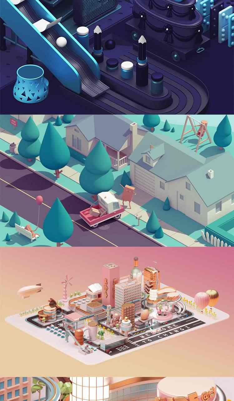 C4D中文教程视频R20软件全套零基础OC渲染器插件材质模型案例素材