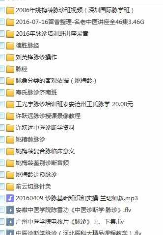 中医脉诊 舌诊 手诊中医基础教程中华脉神中医视频教程资学习技巧