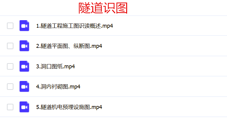 建筑市政隧道路桥梁管网工程施工图纸识图视频教程自学看图大全套