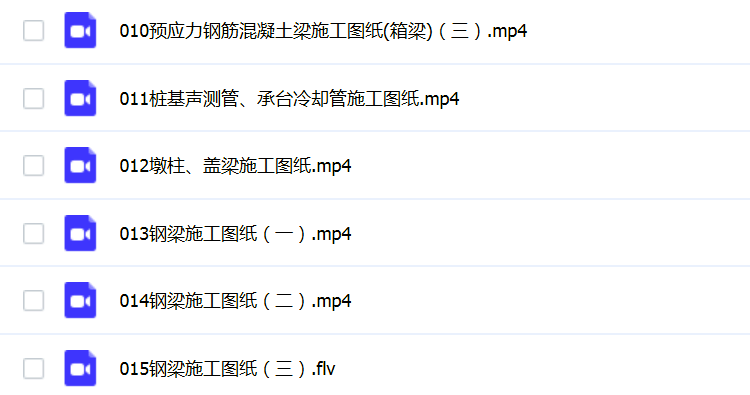 建筑市政隧道路桥梁管网工程施工图纸识图视频教程自学看图大全套