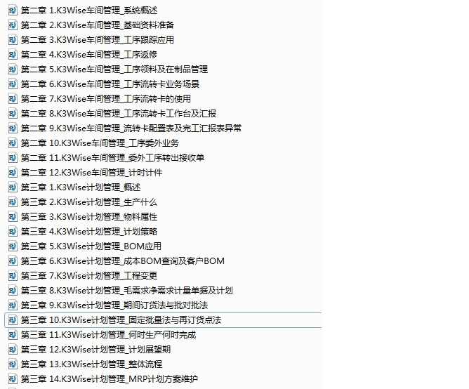 金蝶k3视频教程k/3wise视频培训文档资料金蝶顾问学院培训资料 金蝶k3视频教程k/3wise视频培训文档资料金蝶顾问学院培训资料