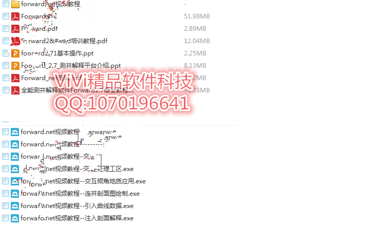 勘探测井解释软件 Forward.NET2.71/2.73/2.8中文版送视频教程