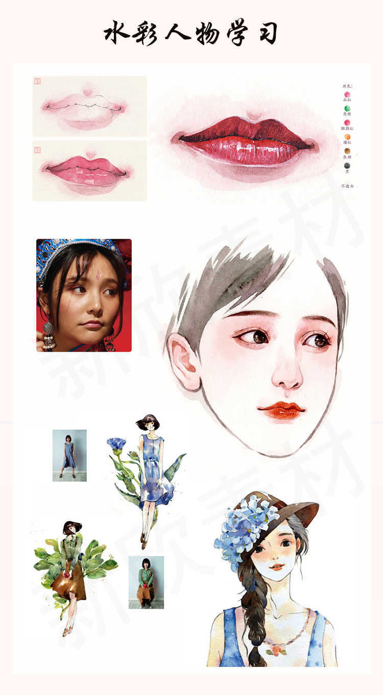 素描教程网课入门自学零基础课程视频课件人像教学电子版学习油画