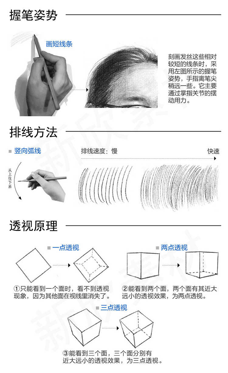 素描教程网课入门自学零基础课程视频课件人像教学电子版学习油画