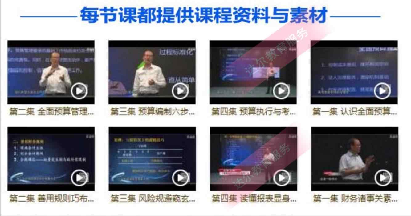 财务经理 财务总监 实务培训教程课程视频 公司财务管理培训课程
