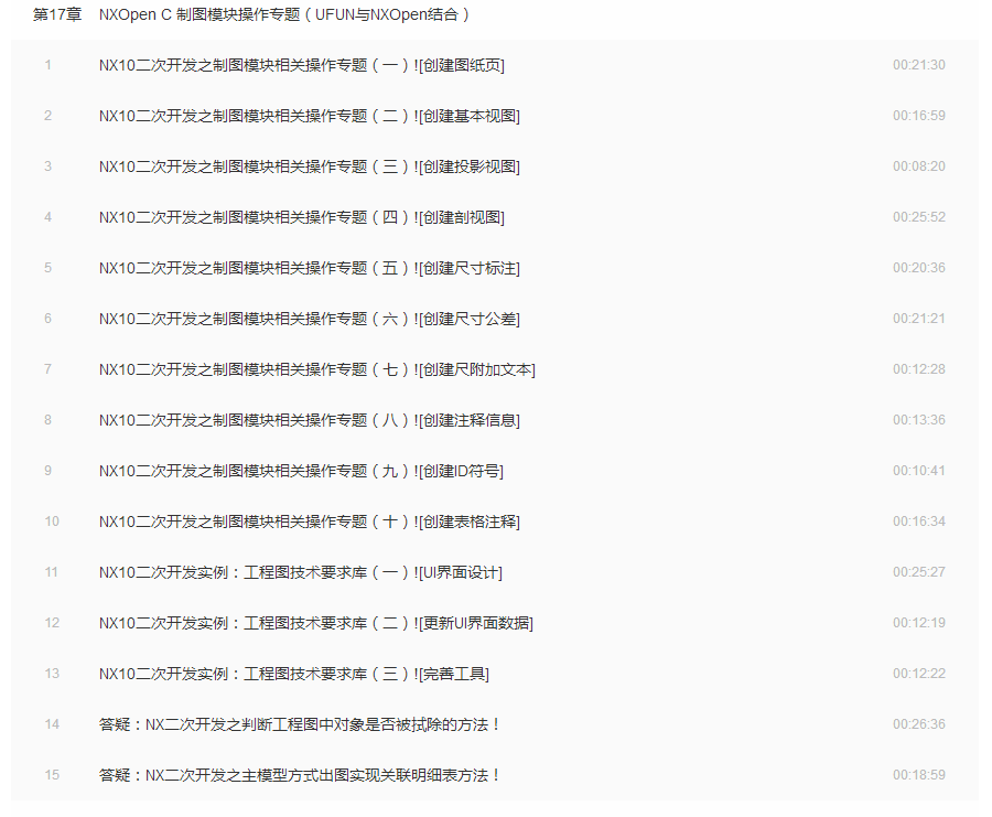 图片[17] - 唐康林UG10.0二次开发视频教程全套 NX&Open 不加密 带完整源代码 - 宋马