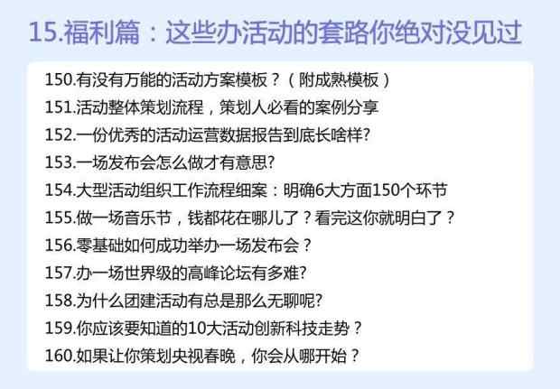 零基础自学入门公关策划品牌活动策划全案文案策划市场部视频教程