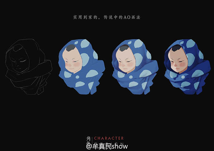 牟真民曼奇立德日韩风CG游戏原画网络班八期角色视频教程录屏合集