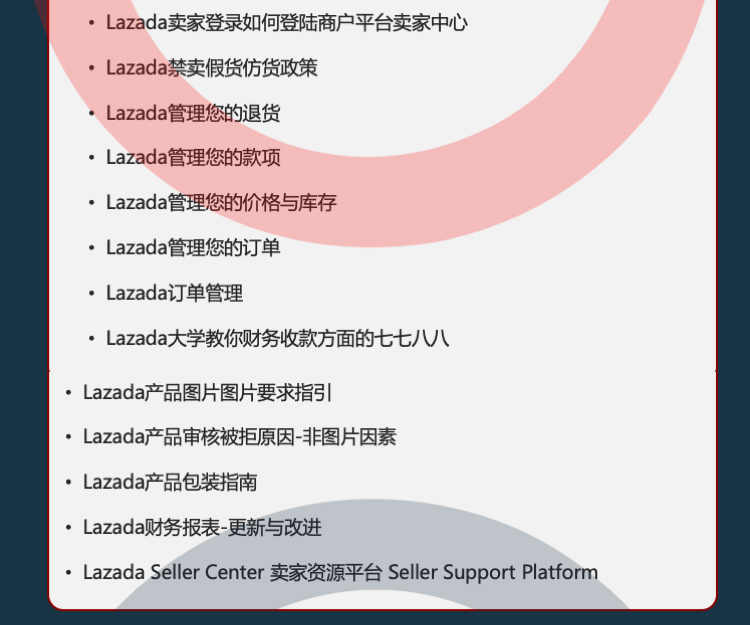 2020lazada运营教程入驻开店课程跨境电商视频教程来赞达运营教程