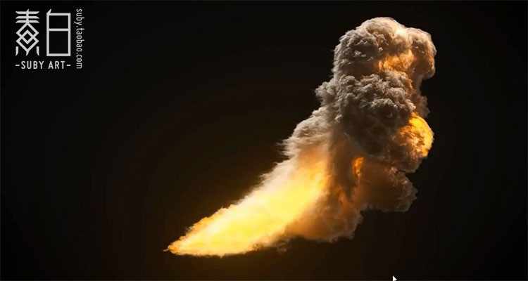 C4D烟雾火焰流体模拟插件TFD v1.0 支持C4DR18 R19 win&mac RJ019