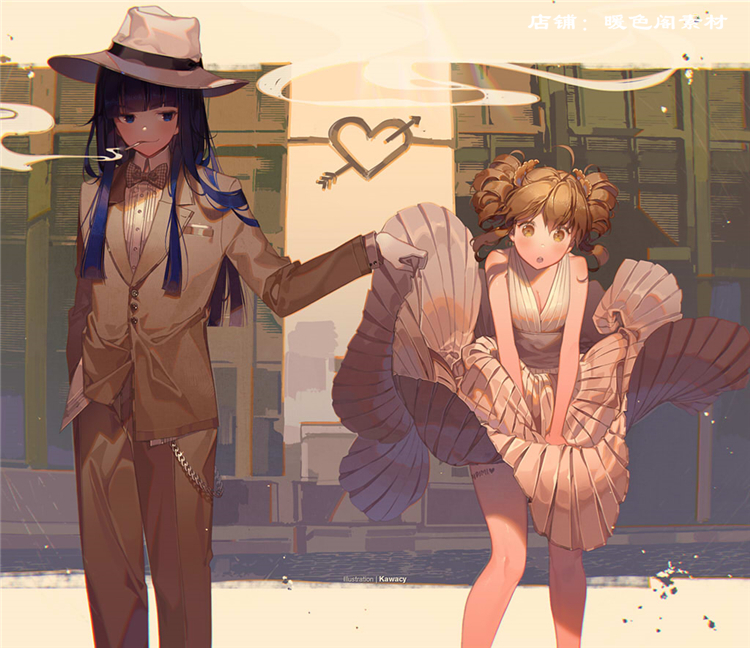 Kawacy河CY视频笔刷过程图PSD教程CG原画 漫画人物PS插画资料合集
