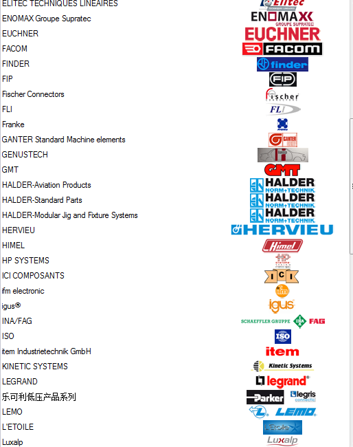 自动化设备3D标准件库/零件库/3D选型软件/适用solidworks/PROE等