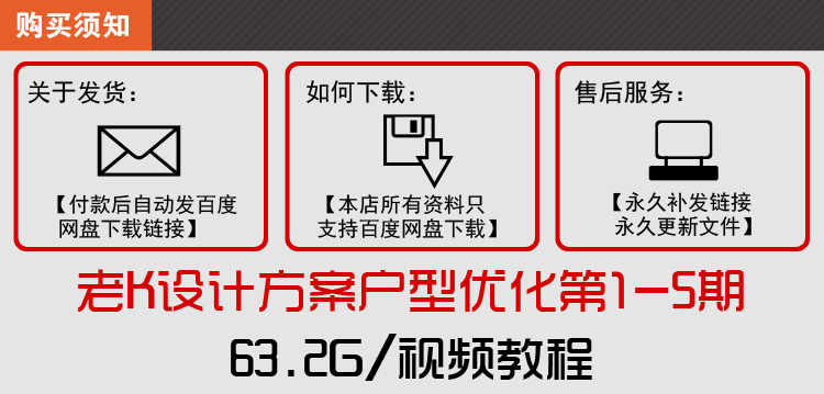 老K户型优化视频教程全案室内平面方案优化视频教程第1至5期