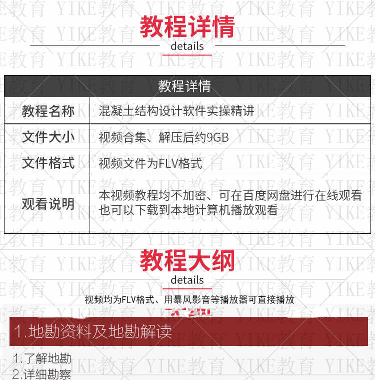 混凝土结构设计软件实操培训视频教程PKPM TSSD 盈建科应用讲解