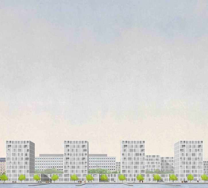 建筑collage拼贴风插画风扁平效果图视频教程鸟瞰透视素材资源