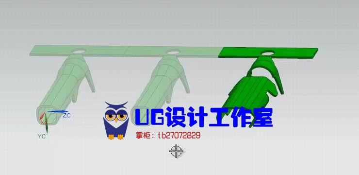UG10.0 PDW五金级进模连续模设计实例教程送xx