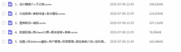 软帆FineReport视频教程 初高级 基础难点 报表开发 ppt