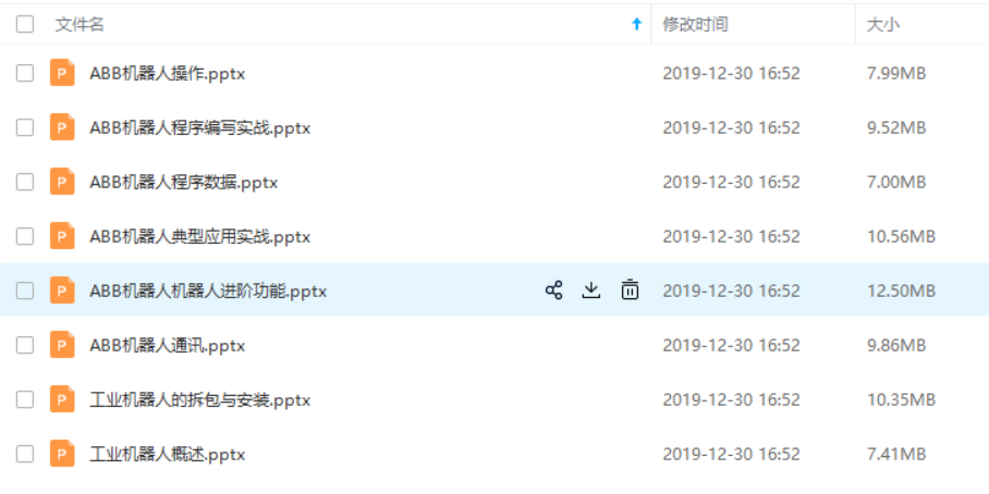全套 ABB机器人编程资料 ABB视频教程 RobotStudio6.08仿真软件