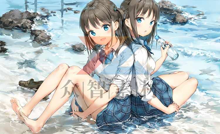 画师Anmi作品集 视频教程PSD 日本p站日韩插画动漫美图壁纸CG设计