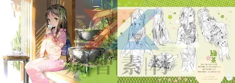 画师Anmi作品集 视频教程PSD 日本p站日韩插画动漫美图壁纸CG设计