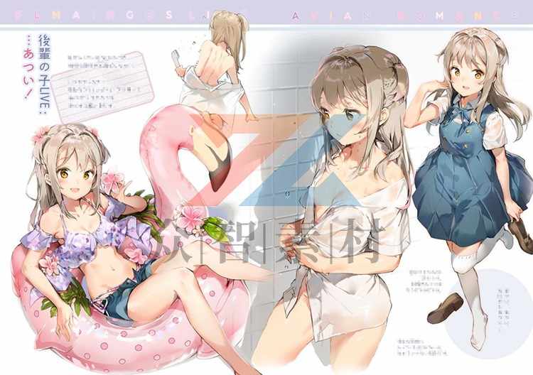 画师Anmi作品集 视频教程PSD 日本p站日韩插画动漫美图壁纸CG设计