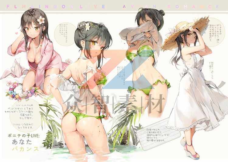 画师Anmi作品集 视频教程PSD 日本p站日韩插画动漫美图壁纸CG设计