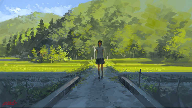 速涂绘画视频教程 游戏美术原画设计基础教程 速涂厚涂入门