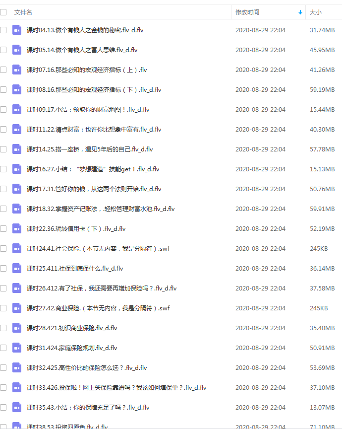 简七理财课程 零基础理财视频教程 简七学理财 投资必看经典课程
