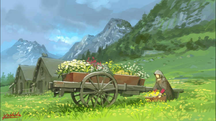 速涂绘画视频教程 游戏美术原画设计基础教程 速涂厚涂入门