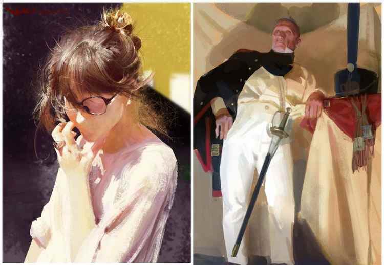 速涂绘画视频教程 游戏美术原画设计基础教程 速涂厚涂入门