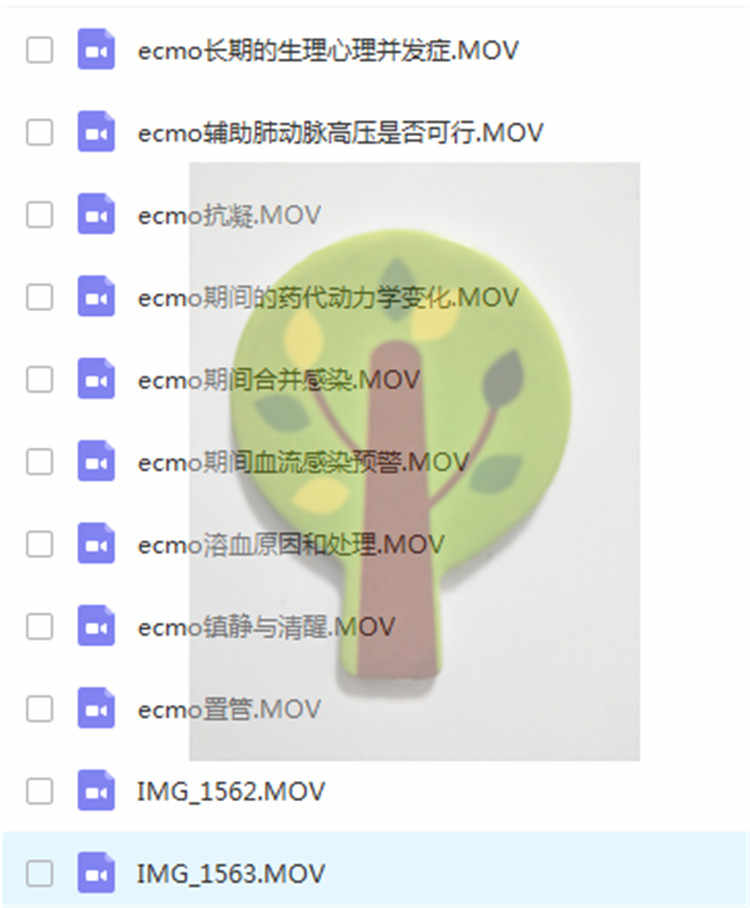 体外膜氧合技术ECMO临床应用与实践培训班6套视频教程合集85G