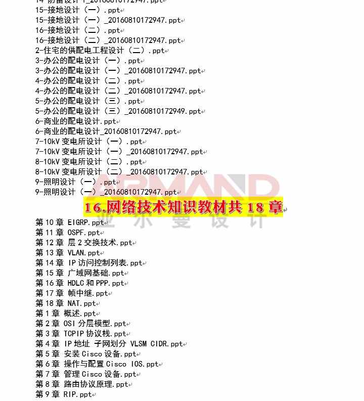 弱电视频教程安防监控会议门禁音响消防楼宇系统综合布线培训资料