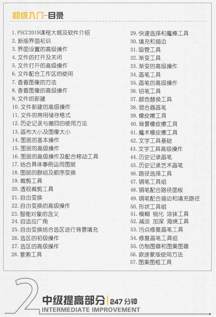 ps教程视频photoshop2019零基础入门自学全套教程视频课程