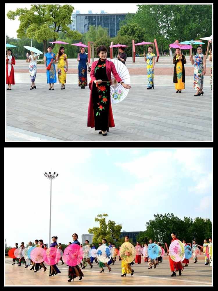 周立贞表演旗袍走秀折扇圆扇个人形象练气质形体训练教程视频网课