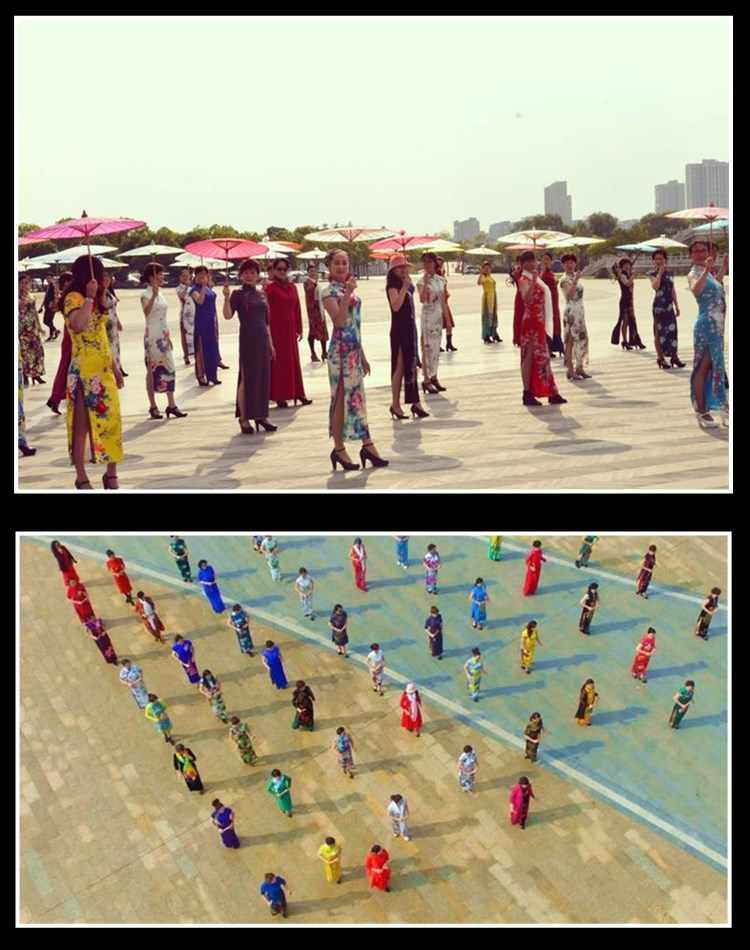 周立贞表演旗袍走秀折扇圆扇个人形象练气质形体训练教程视频网课