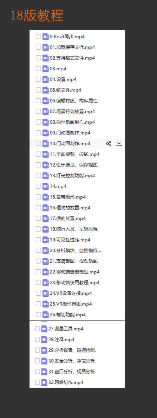 fuzor2017 fuzor2018视频教程共68集10G清晰中文自学零基础教程